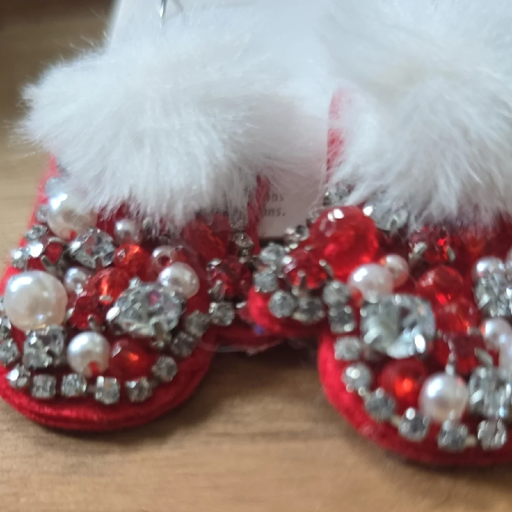 Claire's Chritmas Festive Pom-Pom Earrings🌲